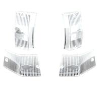 Generico KIT 4 GEMME TRASPARENTI PER VESPA PX PE 125 150 200