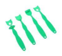 Generico Kit 4 Pezzi per Allenamento Muscolare Orale per Cucchiai in Pp per Stimolazione Motoria Orale e Rafforzamento della Lingua per Logopedia
