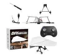 Generico Kit Aereo di Carta RC Giocattoli Aerei Fai Da Te
