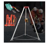 Generico Kit anticaduta - Treppiede per spazi confinati con verricello di Soccorso e Dispositivo anticaduta, Attrezzatura di Sollevamento Retrattile per la Sicurezza Industriale, antincendio e soluzi