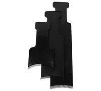 Generico Kit Applicazione Precisa del Colore Tavole per Balayage 3 Pezzi in Plastica Nera Non Danneggia i Capelli per Parrucchieri Professionali Utilizzo in Salone e Casa