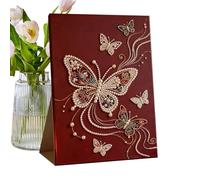 Generico Kit Artistici con Perline per Adulti - Alta Lucentezza Perle Preziose 3D Manuale Creativo | Kit Arte con Perle per Adulti - per Appassionati Decorazioni Casa Pareti Interni Scuola