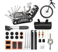 Generico Kit Attrezzi per Bicicletta | Set Impermeabile per Riparazioni,20 Pezzi Set Portatile per Mountain Bike | per Ciclisti Principianti Campeggio Viaggio Emergenze Catena