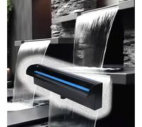 Generico Kit Cascata con Tubi corrugati per Esterni, Facile da installare, Fontana a Cascata per Giardini, patii e laghetti, Decorazione Esterna Leggera e Personalizzabile per Un Paesaggio mozzafiato