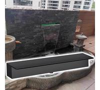 Generico Kit Cascata con Tubo corrugato per Esterni, Cascata a Cascata Personalizzabile da 42" in Acciaio Inossidabile per laghetto - Fontana per Piscina Esterna/Interna di Facile Installazione, des