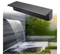 Generico Kit Cascata per laghetto con Tubo corrugato per laghetti da Giardino Esterni, Cascata a Caduta Libera per laghetto da Giardino, Fontana a Parete tranquilla con Cascata per la Decorazione del