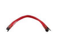 Generico Kit cavo di prolunga for bagagliaio del pannello frontale da 30 cm a manica singola(Red)