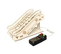 Generico Kit Costruzione Ascensore Elettrico Legno Diy per Esperimenti Scientifici Educativo per Sviluppo e Competenze Pratiche Attività e Progetti Collaborativi