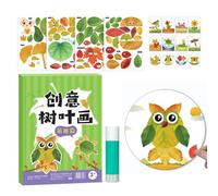 Generico Kit Creativo Educativo Autunnale - Set Manuale Con Foglie Naturali Per Creatività,Set Creativo Educativo Manuale Per Ragazzi E Ragazze