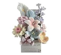 Generico Kit Creativo Fiori in Scovolini,Set DIY di Mazzo con Chenille per la Festa della Mamma,Set per Creare Fiori Fatti a Mano | per Casa Soggiorno Camera Festa Regalo della Mamma San