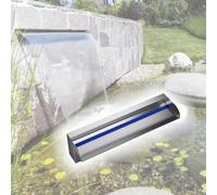 Generico Kit di Cascata con Tubo corrugato per Esterni, Cascata Personalizzabile per laghetti da Giardino - Piattaforma di Flusso d'Acqua più Ampia con connettore in PVC, Ideale per laghetti per Koi,