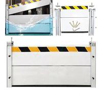 Generico Kit di Emergenza per Porta con Barriera di Protezione dalle Inondazioni Buona Impermeabilità con Design di Avvertimento Riflettente Riutilizzabile,1,300cm*80cm