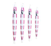 Generico Kit di Esche Artificiali da | 4 Pezzi Attrezzatura Fosforescente con Amo | per - per Pesce Gatto Acque Salate Dolci Barca Crappie Walleye Uomini Adolescenti