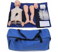Generico Kit di formazione con manichini CPR per bambini, manichino completo per simulazioni di pronto soccorso CPR, ideale per aule o centri di ricerca per la pratica infermieristica.