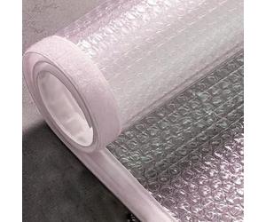 Generico Kit di Isolamento per Finestre in Plastica Contro Il Freddo, Copertura per Finestra Bolla Isolante Termico Trasparente per Le Finestre Pellicola Termica per Finestres W50-200cm(90x130cm)