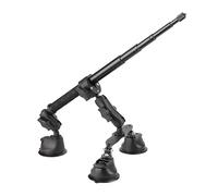 Generico Kit di montaggio a ventosa for auto con adattatore for testa sferica invisibile for selfie stick, compatibile con la fotocamera Action Insta360 X4 X3,Vlogging Suction Mount