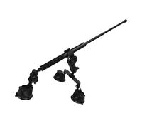 Generico Kit di montaggio for auto a tripla ventosa, compatibile con Insta360 X5 X4 X3 X2 X One RS R Action Camera,Vlogging Suction Mount