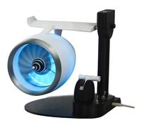 Generico Kit di Montaggio per Modello di Motore a Reazione con Ventola, Ventilatore da Tavolo a Reazione Stampato in 3D, Dotato di Asta di Comando della velocità,Rechargeable Version