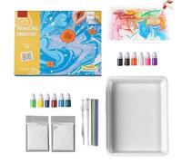 Generico Kit di Pittura Marmorizzata per Bambini, Artistico - Sull'acqua Bambini | Idee Regali Creativi E Mestieri Ragazze Ragazzi età Compresa