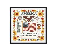 Generico Kit Di Ricamo Per Principianti,Progetti Completi di Arte e Artigianato | Kit per Ricamo a Mano,Attività per Anziani e Gruppi Hobby Decorazione Pareti Relax Casa Viaggio e Festa