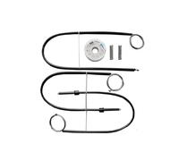 Generico Kit di Riparazione Alzacristalli Automatici per Smart Roadster 2003-2005 Anteriore Destro Lato Guida 1 Set Cavi + Rullo E Molle Conducente Anteriore Destro
