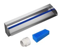 Generico Kit di Scarico a Cascata per laghetti e Giochi d'Acqua all'aperto, Facile da installare, Design Durevole, migliora l'estetica del Giardino, Perfetto per l'architettura del Paesaggio e l'arre