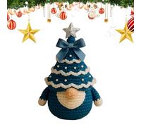 Genérico Kit di uncinetto natalizio, kit completo di Natale per albero di Natale all'uncinetto - set di lavoro a maglia manuale per adulti adolescenti progetti scolastici e appassionati di artigianato