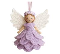 Generico Kit Fai Da Te Per Ornamento Angelo All'uncinetto, Ornamento Da Appendere Per Bambole, Set Artigianale in Filato Fatto A Mano, Decorazione Per Feste in Casa (C)