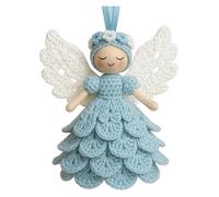 Generico Kit Fai Da Te Per Ornamento Angelo All'uncinetto, Ornamento Da Appendere Per Bambole, Set Artigianale in Filato Fatto A Mano, Decorazione Per Feste in Casa (A)