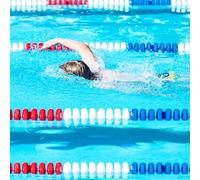 Generico Kit Galleggiante di Sicurezza per Piscina Bright, Linea divisoria in Nylon da 1 a 10 m per Piscine, galleggianti Resistenti per acque Basse e Profonde, Attrezzature e Accessori per la sicure