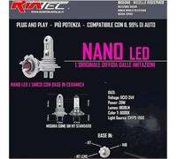 Generico KIT LAMPADE DI CONVERSIONE A LED H7 EASYFIT, 16W 12/24V 6000K
