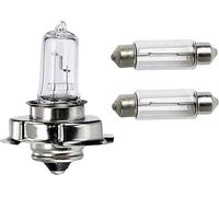 Generico Kit lampadine - Alogena 6V 15W +50% - 2 Siluro - Anteriore e posteriore - P.iaggio 50 V.espa Special L N R - CI0089