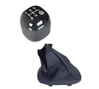 Generico KIT LEVA CAMBIO CUFFIA con Ghiera + POMELLO leva Marce Specifico (NON ORIGINALE) COMPATIBILE con Panda III 3 modello 312 e 319 a BENZINA a 5 marce prodotte dal 2012 in poi - 6930025-27-28