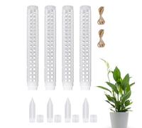 Genérico Kit muschio - Supporto da 65 cm impilabile per vasi - aste con design a rete per sostenere piante | per orchidee pomodori rampicanti vasi interni ed esterni balcone