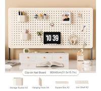 Generico Kit Organizer Regolabile per Pannello Forato - Versatile Contenitore da Parete per Ufficio Domestico, Cucina e Studio - Salvaspazio, Facile Accesso, portautensili e portaoggetti personalizza