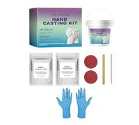 Generico Kit Per Calchi Delle Mani - Set per Impronte delle Mani della Coppia per Adulti | Artistica Romantica Con Guanti Inclusi Per Uomo E Donna