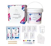 Generico Kit per Calco delle Mani per Coppie,Forniture per Feste Romantiche Realistiche e Sicure - Kit Colata Calchi Mani Coppie | per Natale Compleanno Matrimonio San Festa della Mamma e del Papà