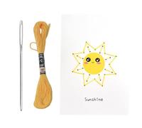 Generico Kit Per Creare Biglietti Di Auguri Per Bambini,Per Il Cucito - Per La Realizzazione Di Biglietti - Per Fai Da Te Artigianato Carte Per Bambini Adulti Principianti Festività