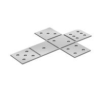 Generico Kit Per Esercitazioni Di Saldatura, Set Per Saldatura Con In Acciaio, Attrezzatura Per Allenamento In Metallo, Piastra In Acciaio Quadrata, Per Saldatara Per Principianti, Strumenti Da