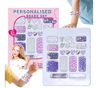 Genérico Kit Per Fare Bracciali | Kit Artigianato Braccialetti Per Amicizia Per Adolescenti - Forniture Per Artigianato E Giocattoli Di Perline Per Collane Orecchini E Portachiavi | Per