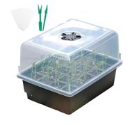 Generico Kit per Germinazione Semi - Vassoio Coltivazione Piante Riutilizzabile - da Giardinaggio a Risparmio Energetico, Germinatore con Fondo Drenante per Agricoltura Biologica