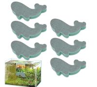 Generico Kit per la Pulizia 'Acquario,Set da 6 Pezzi Lavabile e Riutilizzabile,Spazzola per Vetri e per Acquario | Ideale per Pulizia di Casa Cucina Bagno Mobili Finestre Specchi