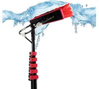 Generico Kit per la Pulizia dei vetri ad Acqua - Asta telescopica da 36 Piedi e Spazzola per la Pulizia di Pannelli solari e tetti di verande - Attrezzatura Estensibile ad Acqua per Risultati Senza a