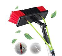 Generico Kit per la Pulizia di Pannelli solari con Asta telescopica Estensibile da 5 a 12 m e Spazzola con Alimentazione ad Acqua per Una Pulizia Efficace di Pannelli solari, tetti di verande, Camion