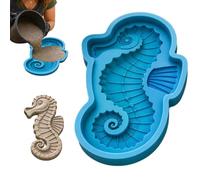 Generico Kit per Pietre da Giardino Decorazione Stampo A Tema Mare Silicone | Per Pietre In Cemento Adulti Famiglia Giardino Esterno Cortile Natale Artigianato Arte Passerella