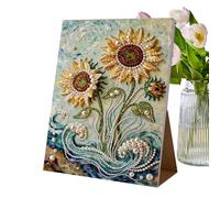 Generico Kit per Pittura con Perle | attività Creativa con Perline di Gemme 3D,Kit Arte con Perle per Adulti,per attività per Adulti Principianti a Casa e a Scuola