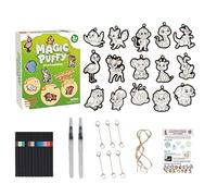 Generico Kit Per Realizzare Disegni Con Texture Schiuma 3D | Arte Pittorica,Kit Per Pittura Con Effetto 3D,Per Progetti Creativi Decorazione Della Casa Scuola Feste E Attività Ludiche