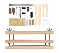 Generico Kit per Rilegatura Pressa Manuale Versatile in Legno e Metallo per e Creazione di Artigianali