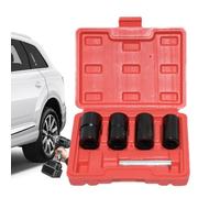 Generico Kit per Rimozione Blocco Ruota | Set Di Estrazione Robustoa 5 Pezzi | Strumento per Dadi Sicurezza,Per La Rimozione Di Viti Aftermarket Arrugginite E Di Fabbrica