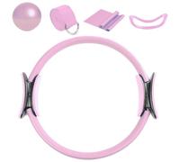 Generico Kit Pilates Completo X Casa For Women, Pilates Ring Yoga Ball Resistance Bands - Set Di Attrezzature Da Allenamento 5x